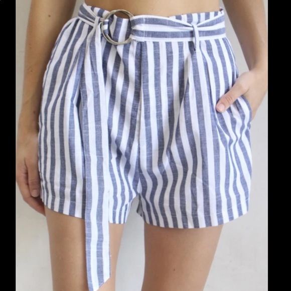 J.D. Luxe Lilly Striped Shorts - Picture 2 of 7
